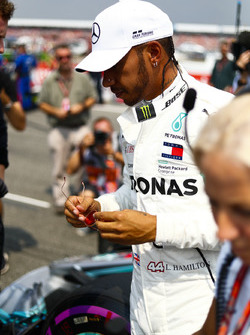 Lewis Hamilton, Mercedes AMG F1, on the grid