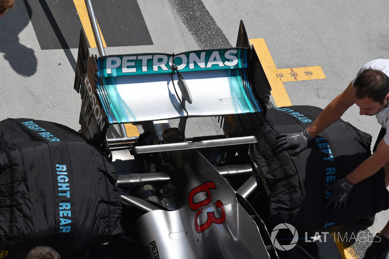 Mercedes-AMG F1 W09 arka kanat