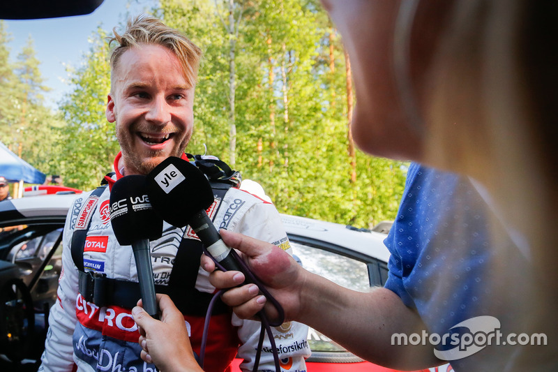 Il secondo classificato Mads Ostberg, Citroën World Rally Team