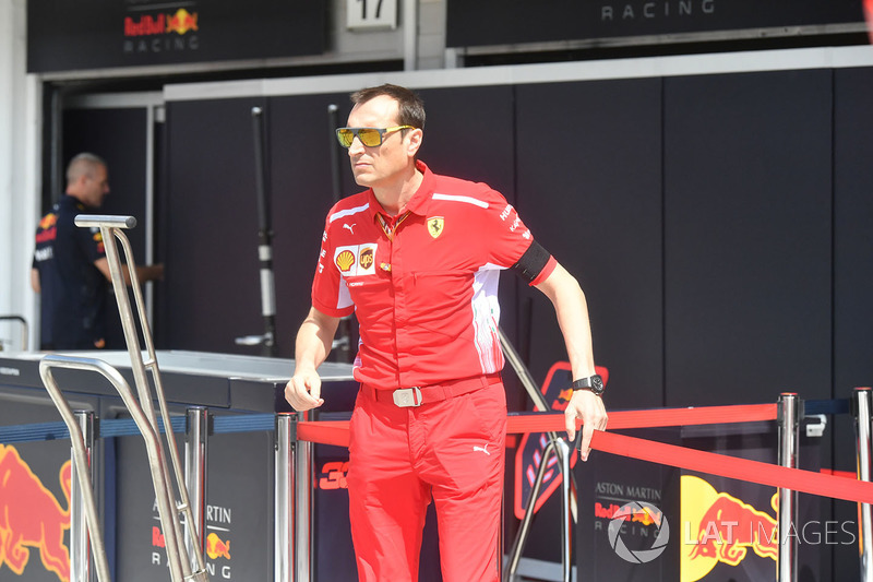 Riccardo Adami, ingeniero de carreras de Ferrari