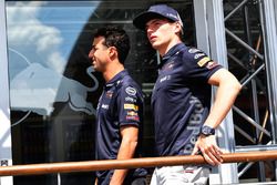 Max Verstappen, Red Bull Racing and Daniel Ricciardo, Red Bull Racing