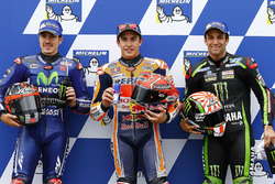 Il poleman Marc Marquez, Repsol Honda Team, il secondo qualificato Maverick Viñales, Yamaha Factory