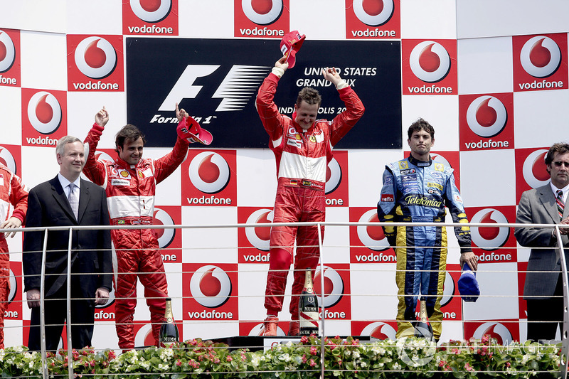 Michael Schumacher venceu pela 5ª vez em Indianápolis em 2006