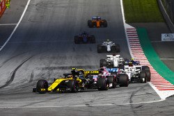 Carlos Sainz Jr., Renault Sport F1 Team R.S. 18, Sergio Perez, Force India VJM11, Charles Leclerc, Sauber C37, Pierre Gasly, Toro Rosso STR13, Marcus Ericsson, Sauber C37