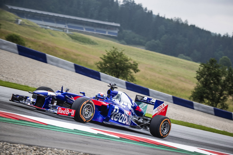 Marc Márquez maneja el Toro Rosso F1