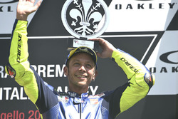 Podium: derde Valentino Rossi, Yamaha Factory Racing