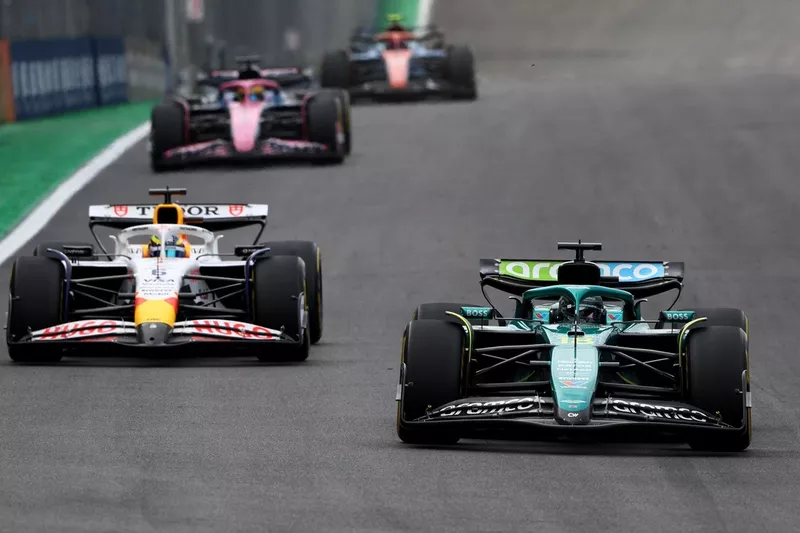 Lance Stroll, Aston Martin Racing, Isack Hadjar, Racing Bulls Team