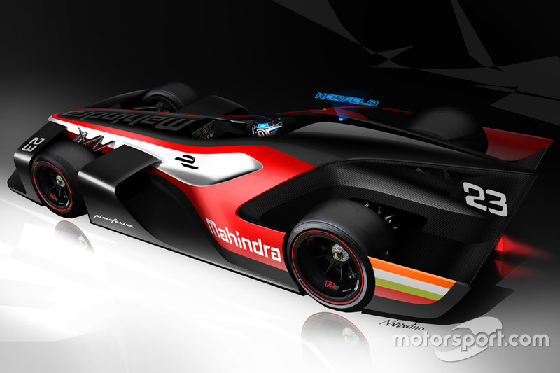 Konsep mobil Formula E Mahindra Racing Pininfarina