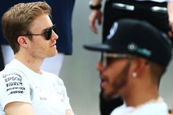 Lewis Hamilton, Mercedes AMG F1 Team et Nico Rosberg, Mercedes AMG F1 Team