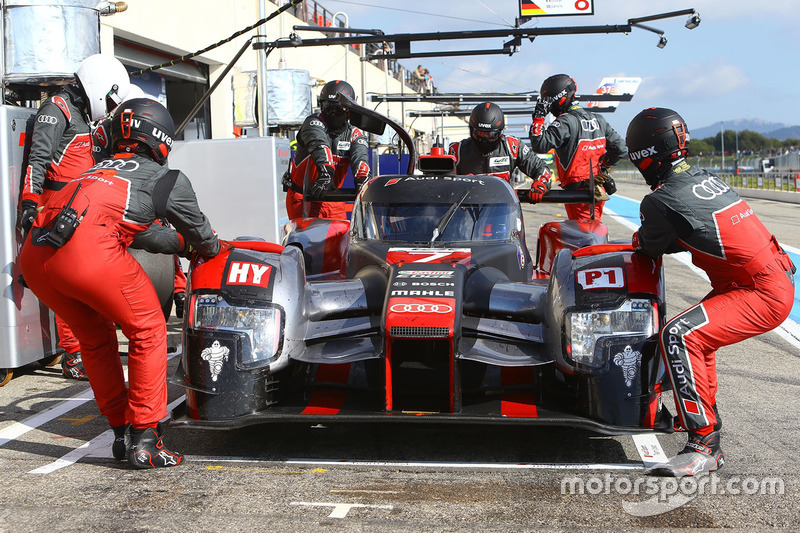 #7 Audi Sport Team Joest Audi R18: Marcel Fässler, Andre Lotterer, Benoit Tréluyer