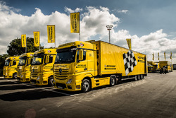 Dunlop truck in the Paddock