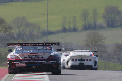 #10 Hofor-Racing Mercedes SLS AMG GT3: Michael Kroll, Christiaan Frankenhout, Kenneth Heyer, Roland Eggimann, Chantal Kroll