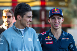 (L to R): Esteban Ocon, Manor Racing with Pierre Gasly, Red Bull Racing Third Driver