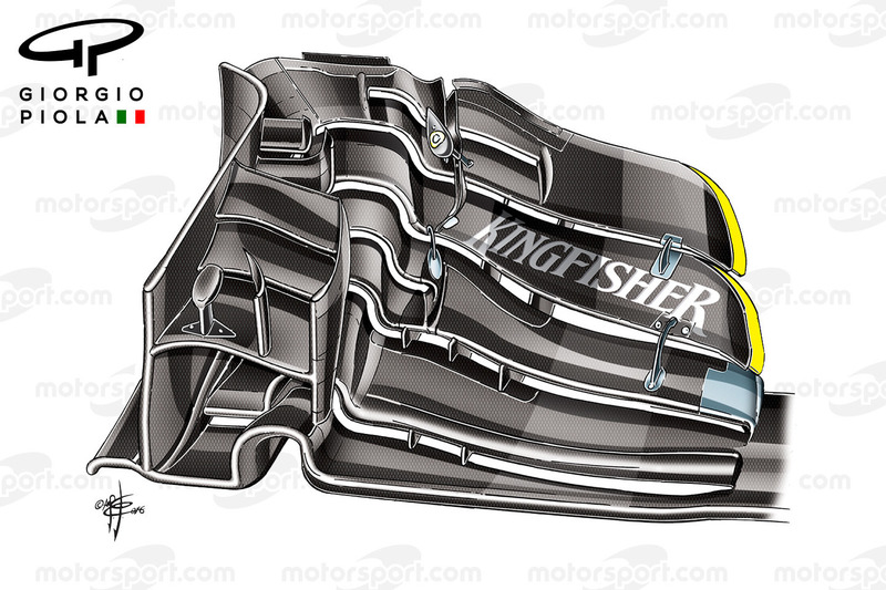 Force India VJM09: Frontflügel