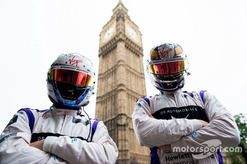 Jean-Eric Vergne y Sam Bird, DS Virgin Racing