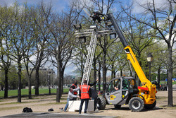 ePrix di Parigi, il circuito cittadino in allestimento