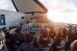 Foto de grupo de los pilotos ELMS 2016