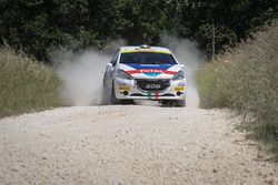 Giuseppe Testa e Daniele Mangiarotti Peugeot 208 R2, Peugeot Sport Italia