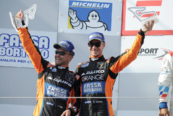 Podio: al secondo posto #27 Team Lazarus Lamborghini Huracan GT3: Thomas Biagi, Fabrizio Crestani