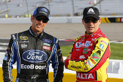 Greg Biffle, Roush Fenway Racing Ford, Jeff Gordon, Hendrick Motorsports Chevrolet