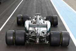 Mercedes AMG F1 W06 Hybrid with 2017 and 2016 Pirelli tyres