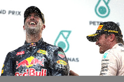 Podium: Race winner Daniel Ricciardo, Red Bull Racing