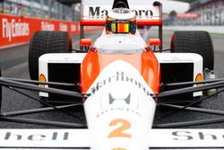 Stoffel Vandoorne, collaudatore e pilota di riserva, McLaren, nella McLaren MP4/5 Honda di Alain Pro