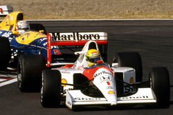 Ayrton Senna, McLaren Honda, Nigel Mansell, Williams Renault