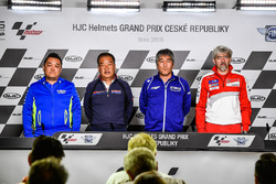 Ken Kawauchi, Suzuki Ecstar Team Manager, Shuhei Nakamoto, HRC Executive Vice President, Kouichi Tsuji, General Manager Motorsports Development Division, Yamaha Motor, Gigi Dall'Igna, Ducati Team General Manager