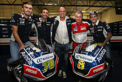 Loris Baz and Hector Barbera, Avintia Racing, Ducati with the team