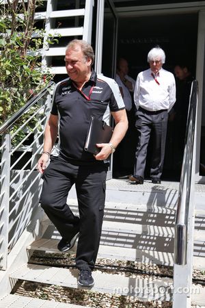 Robert Fernley, Sahara Force India F1 Team Deputy Team Principal and Bernie Ecclestone