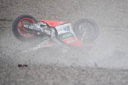 Chute de Stefan Bradl, Aprilia Racing Team Gresini