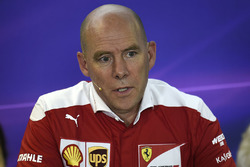 Jock Clear, Ferrari Engineering Director in the FIA Press Conference