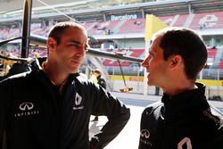 Cyril Abiteboul, Renault Sport F1 Managing Director with Remi Taffin, Renault Sport F1 Engine Techni