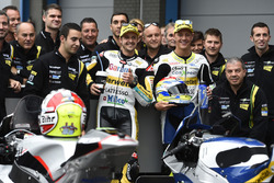 Polesitter Thomas Lテシthi, Interwetten dan peringkat ketiga Dominique Aegerter, CarXpert Interwetten
