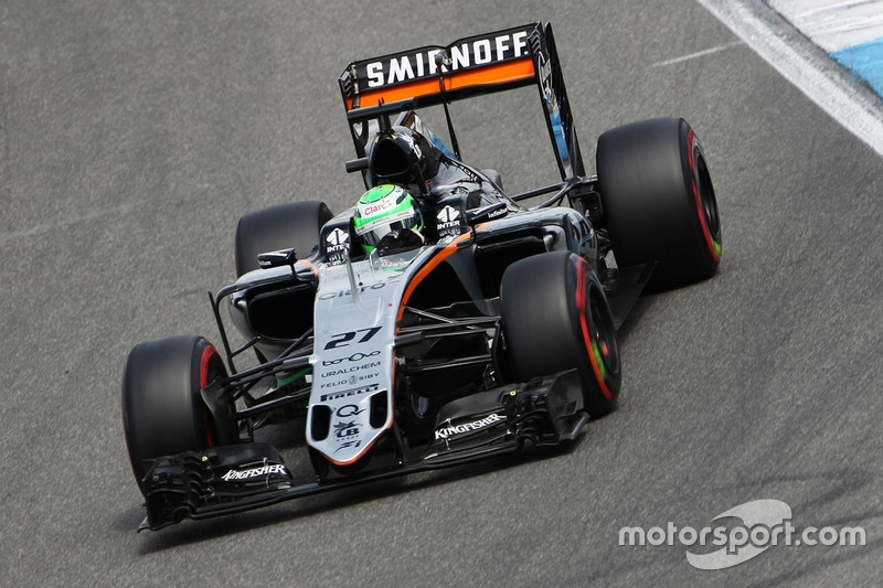 O primeiro depois das três principais equipes da categoria foi Nico Hülkenberg, que fez um bom papel diante da torcida local e parte em sétimo.