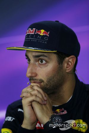 Press conference: third Daniel Ricciardo, Red Bull Racing