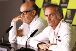 Carmelo Ezpeleta, PdG Dorna Sports, Franco Uncini, officiel sécurité FIM