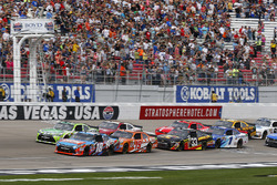 Start: Kyle Busch, Joe Gibbs Racing Toyota führt