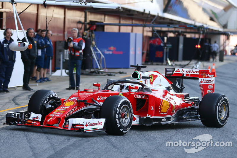 Sebastian Vettel, Ferrari SF16-H mit Halo-Cockpit-Cover