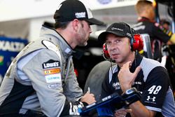 Jimmie Johnson, Hendrick Motorsports Chevrolet et son crew chief Chad Knaus