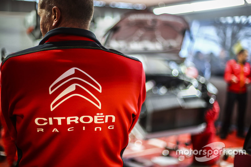 Citroën World Rally Team area