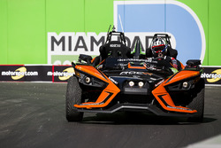 Travis Pastrana driving the Polaris Slingshot SLR