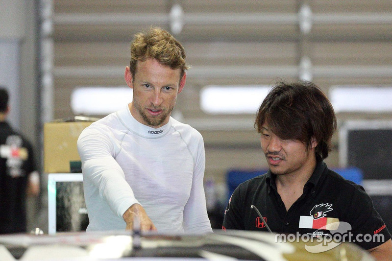Jenson Button, #16 MOTUL MUGEN NSX-GT