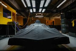 Renault Sport F1 Team RS17 under covers