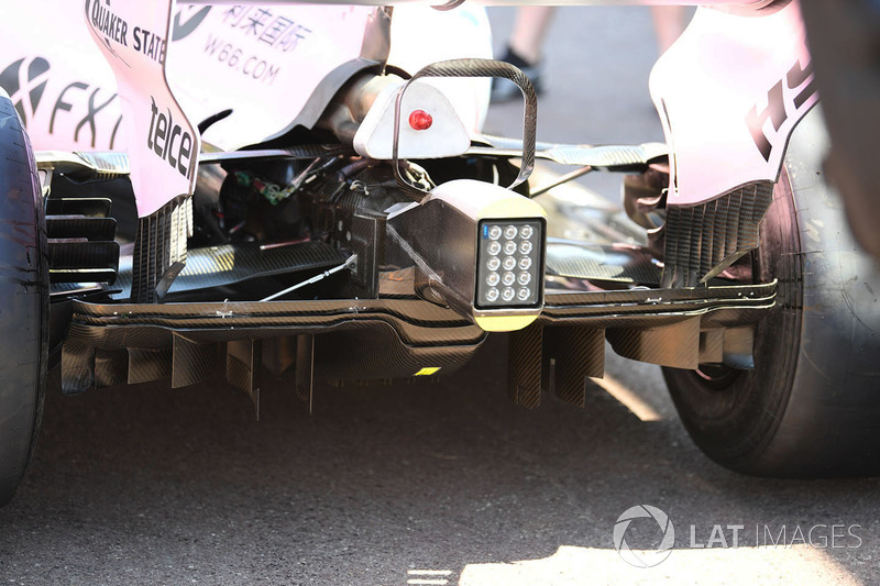 Detail bagian belakang Force India VJM10