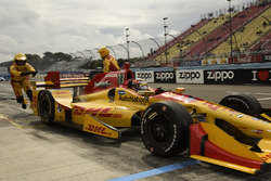 Ryan Hunter-Reay, Andretti Autosport Honda pit stop