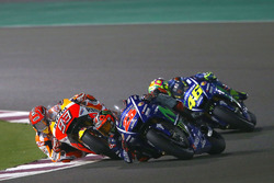 Maverick Viñales, Yamaha Factory Racing, Marc Marquez, Repsol Honda Team, Valentino Rossi, Yamaha Fa