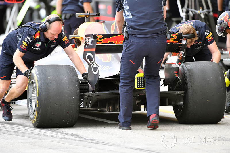 Red Bull Racing RB13 parte trasera
