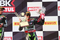 Podium: third place Tom Sykes, Kawasaki